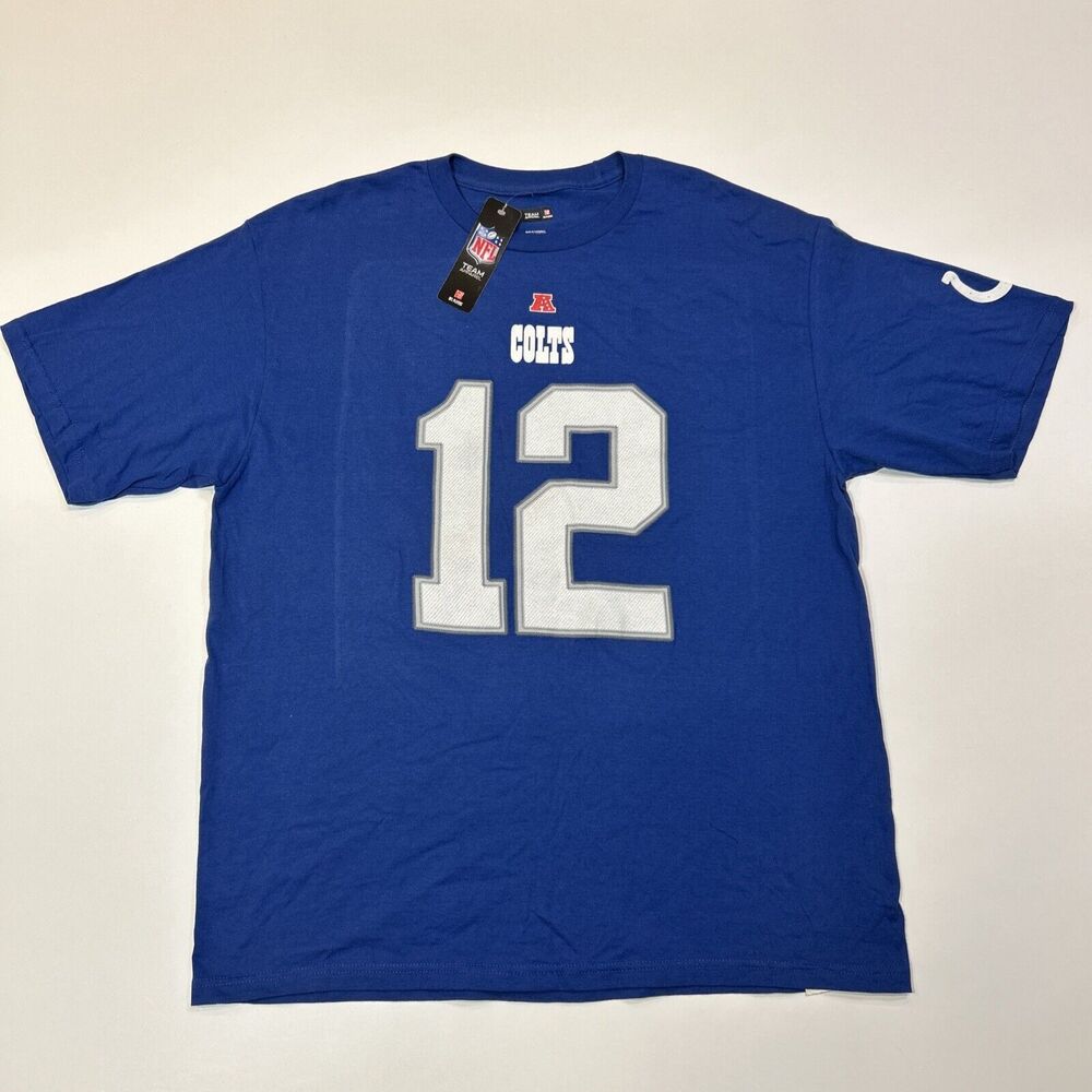 Indianapolis Colts Mens Shirt Size XL Extra Large Andrew Luck NFL Jersey Tee